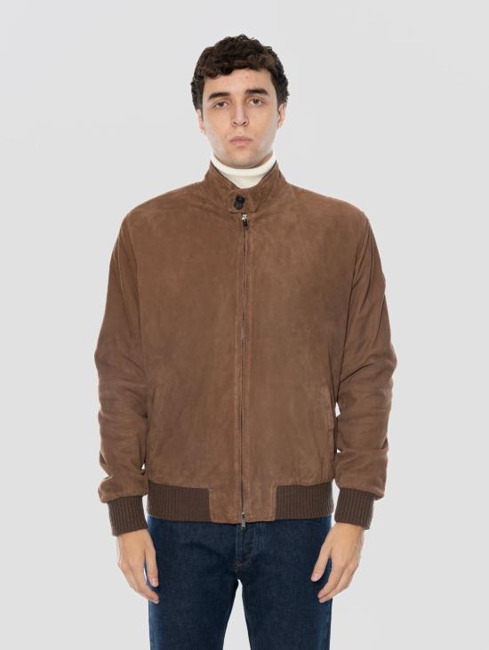 26FW 볼파글리 자켓 Scamociato con Imbottitura Buccio Tortora의 폭격기 - VOLFAGLI
