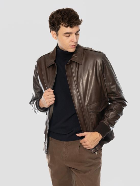 26FW 볼파글리 자켓 Pelle con Imbottitura의 폭격기 David Testa di Moro - VOLFAGLI