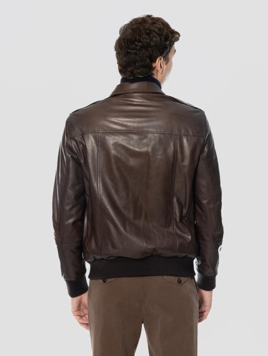 26FW 볼파글리 자켓 Pelle con Imbottitura의 폭격기 David Testa di Moro - VOLFAGLI