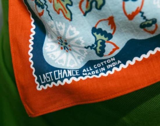  라스트 찬스 텍스타일스 머플러/스카프 라스트 찬스 텍스타일 코튼 에이콘 반다나 - LAST CHANCE TEXTILES