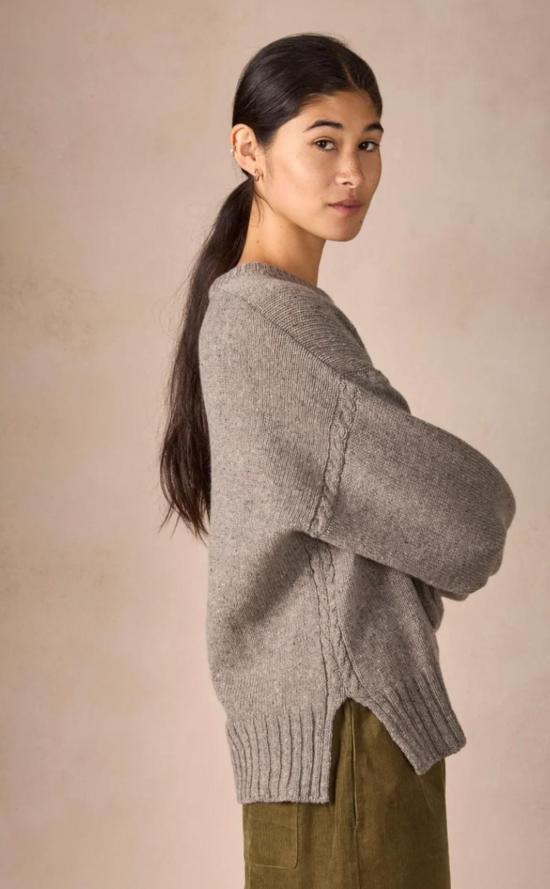  Ireland's Eye Knitwear 스웨터 아일랜드 아이 니트웨어 이슬라 오버사이즈 크루  록키 그라운드 - OTHER BRANDS