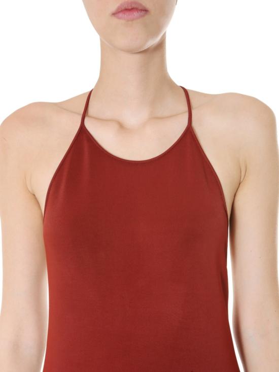  보테가베네타 원피스 보테가 베네타 비스코스 저지 드레스 오렌지 - BOTTEGA VENETA