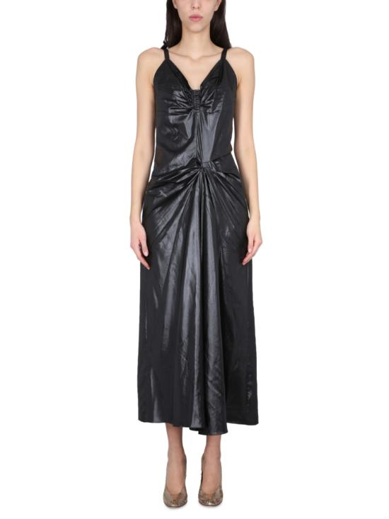  마르지엘라 원피스 메종  모이어 폴리에스터 드레스 블랙 - MAISON MARGIELA