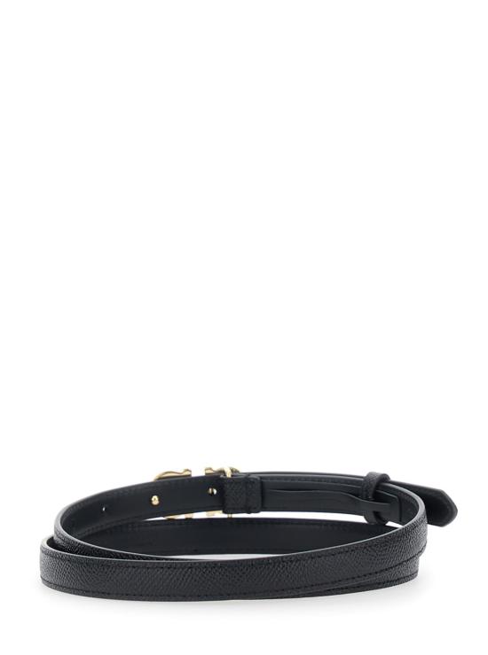  살바토레 페라가모 벨트 페라가모 간치니 버클 송아지 가죽  블랙 - SALVATORE FERRAGAMO