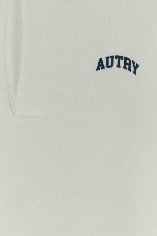  오트리 반팔 티셔츠 코튼 폴로 셔츠 저지 화이트 - AUTRY
