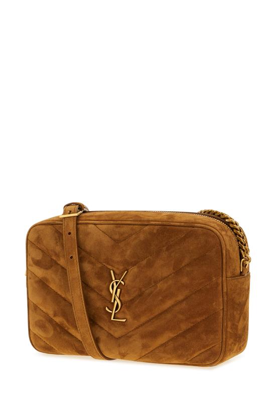 26FW 생로랑 루루 마틀라세 스웨이드 카메라 백 869468AAEY6 2916 ORANGE CARAMEL COGN - SAINT LAURENT