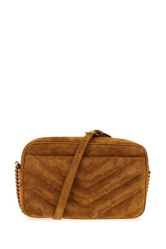 26FW 생로랑 루루 마틀라세 스웨이드 카메라 백 869468AAEY6 2916 ORANGE CARAMEL COGN - SAINT LAURENT