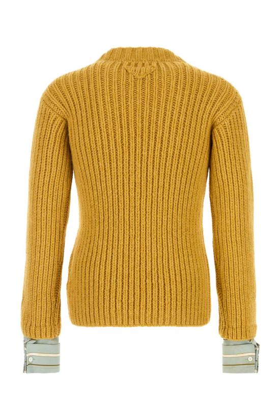 26FW 프라다 스웨터 UMF366SEAO198T F0080 Yellow - PRADA