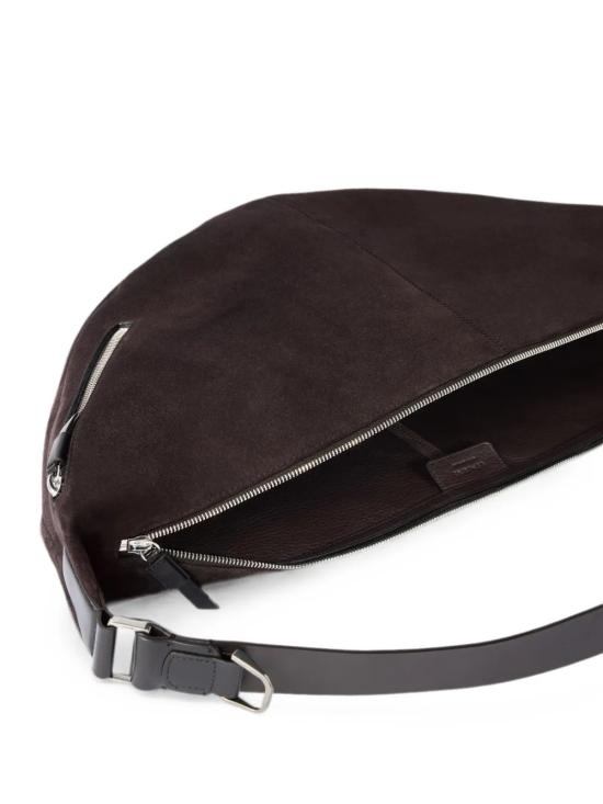 26FW 르메르 스웨이드 레더 퀴버 클립 백 BG0228 LL0125BR007 Brown - LEMAIRE