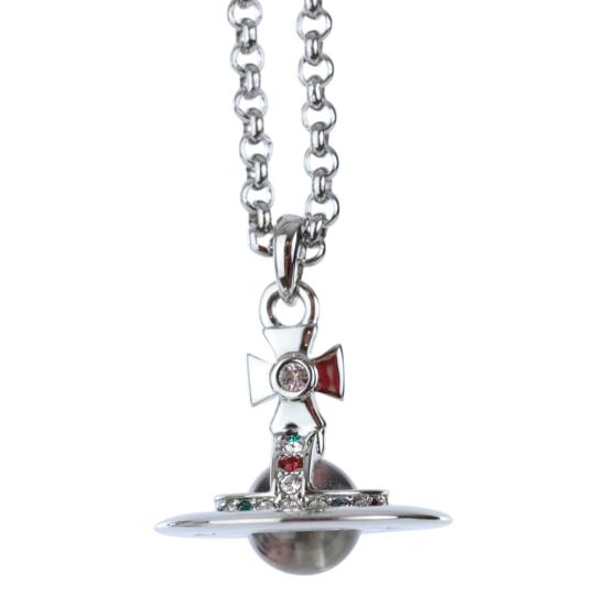 26FW 비비안웨스트우드 뉴 쁘띠 ORB 펜던트 목걸이 6302009802P019P019 - VIVIENNE WESTWOOD