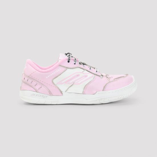 26SS 발렌시아가 햄튼스 미디움 원 아웃 스니커즈 841763 WCURS 5090 PINK WHITE - BALENCIAGA