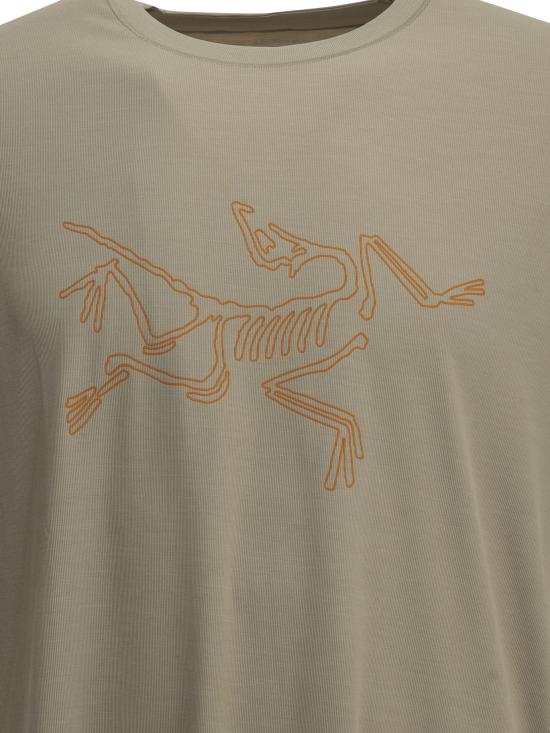 26FW 아크테릭스 탑 X000010293CORMAC LOGO SSRUNE BLAZE Beige - ARC`TERYX