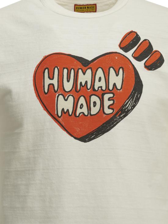 26FW 휴먼메이드 탑 HM32TE014WHITE - HUMANMADE