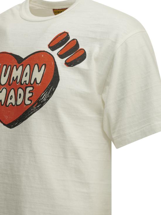 26FW 휴먼메이드 탑 HM32TE014WHITE - HUMANMADE