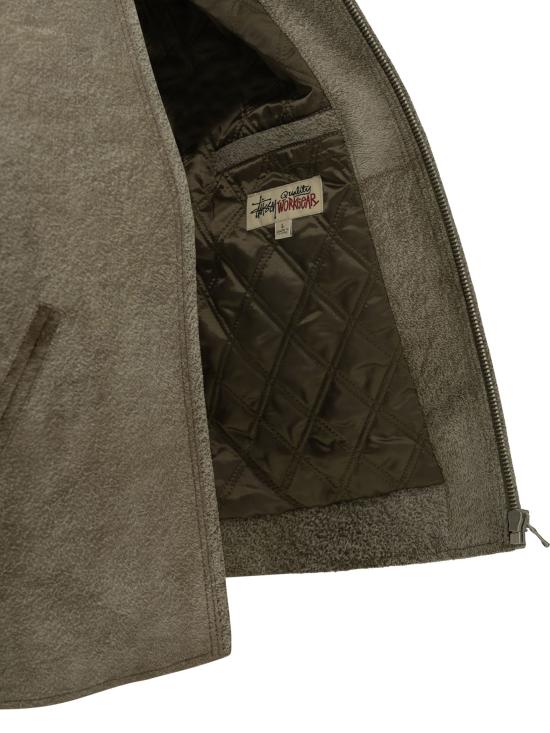 26FW 스투시 자켓 1159480571 SUEDE Beige - STUSSY