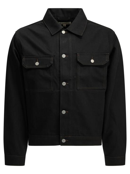 26FW 스투시 자켓 1159801346 RAW BLACK CONTRAST STITCH