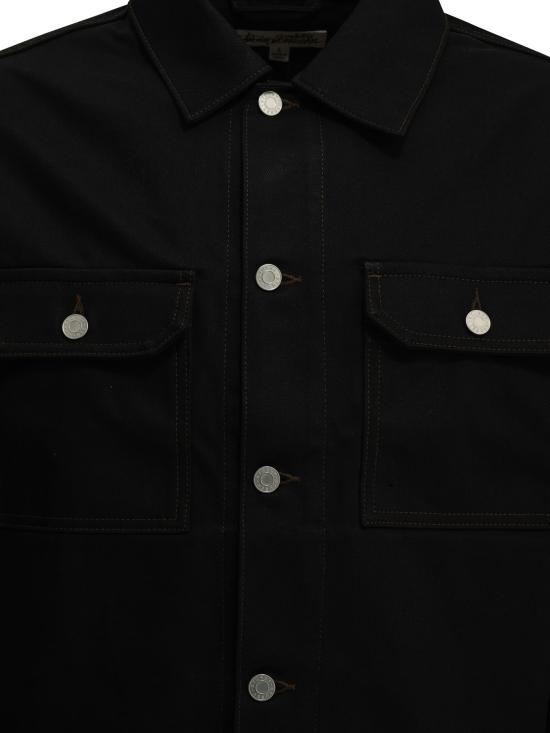 26FW 스투시 자켓 1159801346 RAW BLACK CONTRAST STITCH - STUSSY