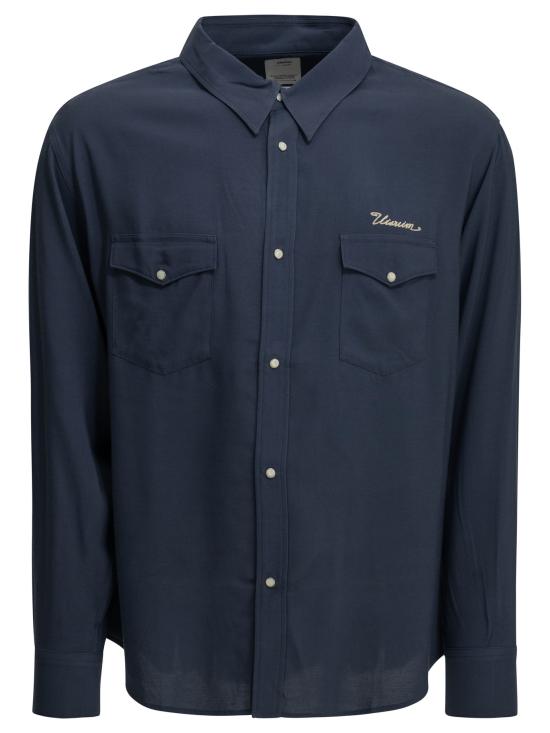 26FW 비즈빔 긴팔 셔츠 0126205011003NAVY Blue