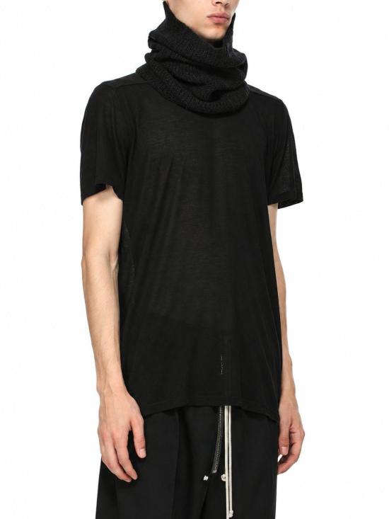 26FW 릭 오웬스 타워 넥 워머 RU02F4484KWP 09 BLACK - RICK OWENS