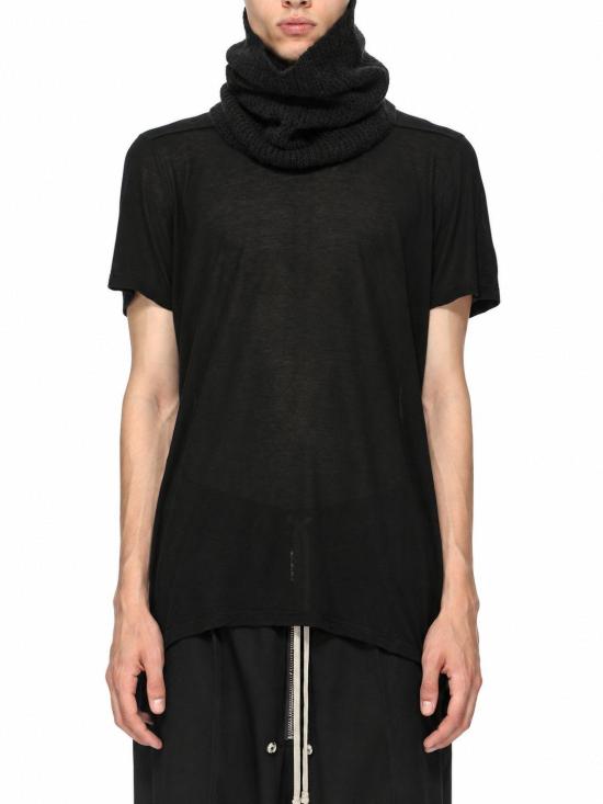 26FW 릭 오웬스 타워 넥 워머 RU02F4484KWP 09 BLACK - RICK OWENS