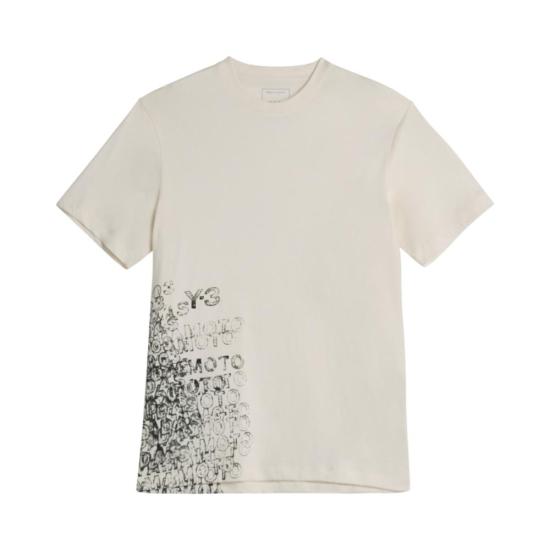 26SS 와이쓰리 반팔 티셔츠 YY3U261PRTS047WH CHALK WHITE DOM