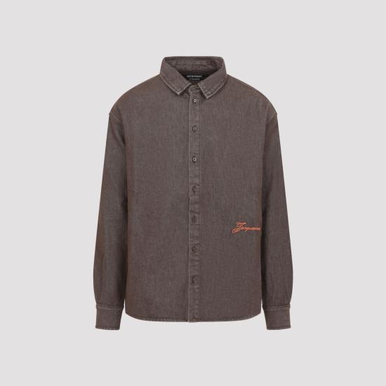 26FW 자크뮈스 긴팔 셔츠 SHM00545AD00077 850 BROWN - JACQUEMUS