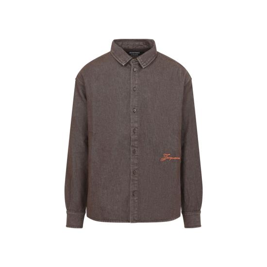 26FW 자크뮈스 긴팔 셔츠 SHM00545AD00077 850 BROWN - JACQUEMUS