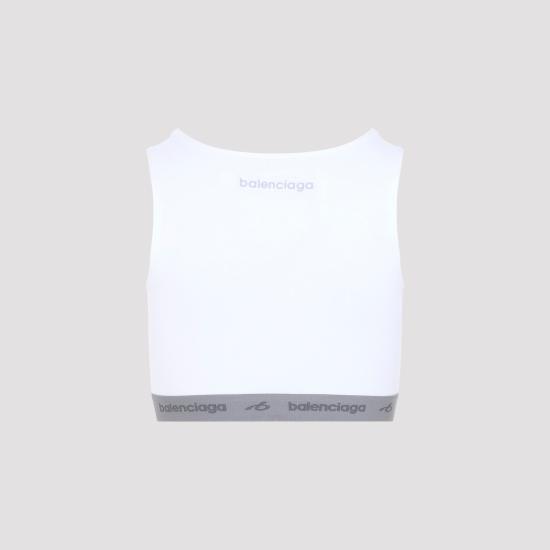 26FW 발렌시아가 테크웨어 브라 탱크 탑 테크웨어 브라 탱크 탑 A0023Q TUVN7 9000 WHITE - BALENCIAGA