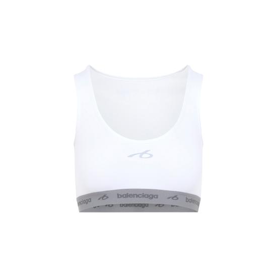 26FW 발렌시아가 테크웨어 브라 탱크 탑 테크웨어 브라 탱크 탑 A0023Q TUVN7 9000 WHITE - BALENCIAGA