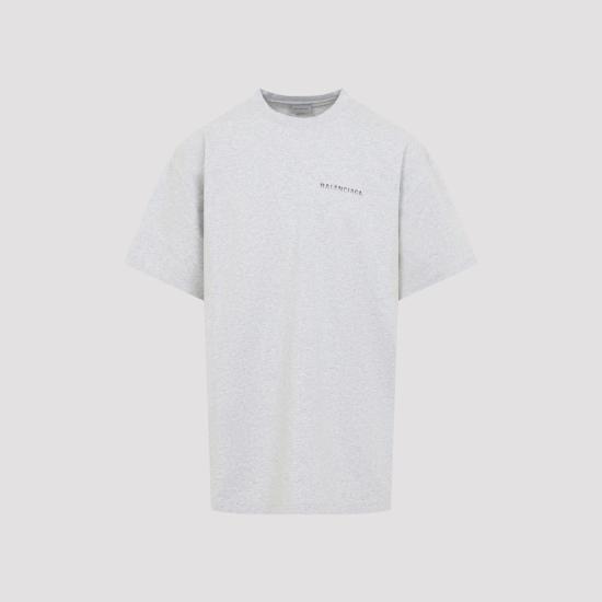 26FW 발렌시아가 백 그래디언트 오버사이즈 티셔츠 850345 TVVE6 1302 LIGHT HEATHER GREY - BALENCIAGA