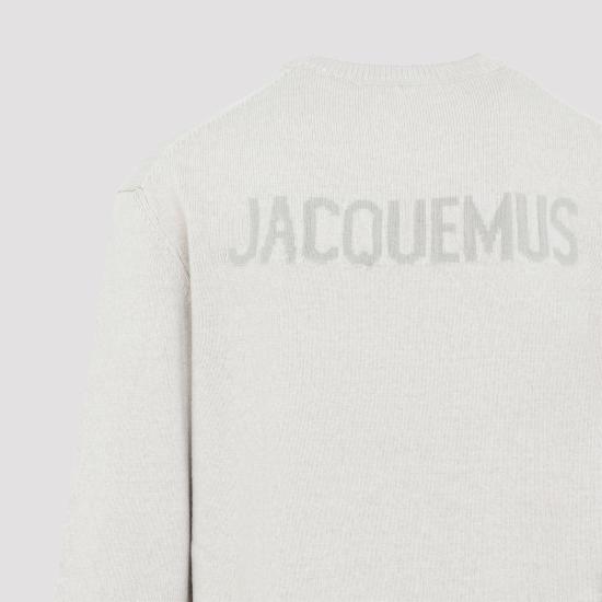 26FW 자크뮈스 스웨터 SWM00629AK00347 130 LIGHT BEIGE - JACQUEMUS