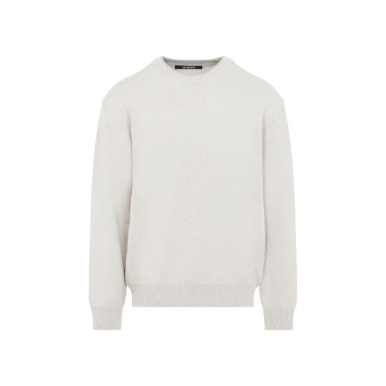 26FW 자크뮈스 스웨터 SWM00629AK00347 130 LIGHT BEIGE - JACQUEMUS