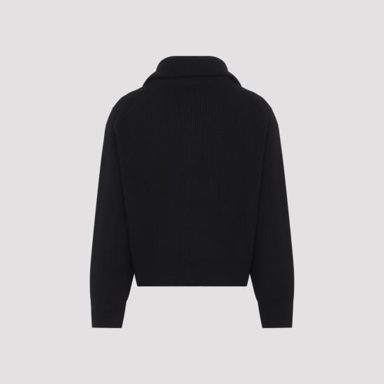 26FW 스튜디오 니콜슨 집업 니트 SANDOSSN1497 BLACK - STUDIO NICHOLSON