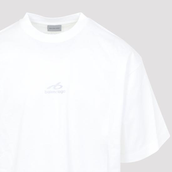 26FW 발렌시아가 바디스 미디움 핏 티셔츠 764235 TUVO7 9000 WHITE - BALENCIAGA