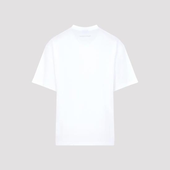 26FW 발렌시아가 바디스 미디움 핏 티셔츠 764235 TUVO7 9000 WHITE - BALENCIAGA