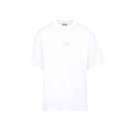 26FW 발렌시아가 바디스 미디움 핏 티셔츠 764235 TUVO7 9000 WHITE - BALENCIAGA