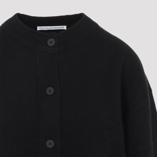 26FW 스튜디오 니콜슨 가디건 ARVINESNW1901 BLACK - STUDIO NICHOLSON