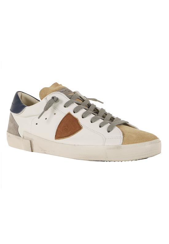 26FW 필립모델 스니커즈 PRLU WX57 VINTAGE BLANC BLEU - PHILIPPE MODEL