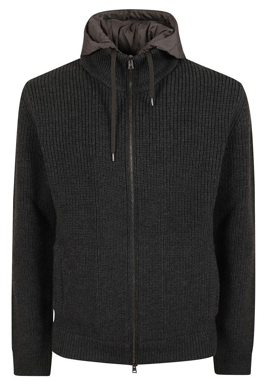 26FW 에르노 5게이지 리브 메리노 울 나일론 샤모니 재킷 MC000195U 70272 9490 ANTRACITE