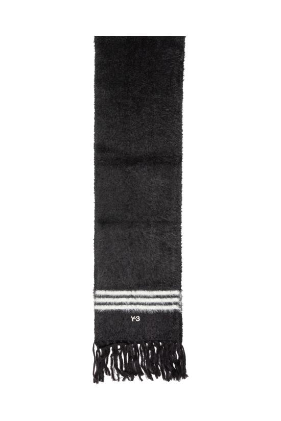 26FW 와이쓰리 머플러/스카프 KS8164 BLACKCREWHT BLACK CREWHT
