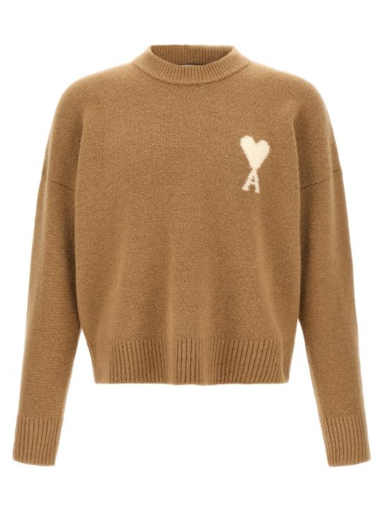 26FW 아미 ADC 크루넥 스웨터 UKS836KN0135A278 Beige