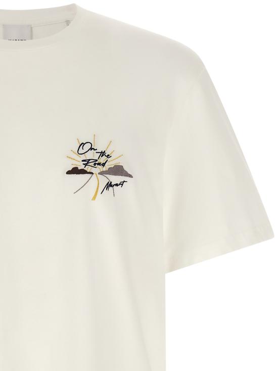 26FW 이자벨마랑 오노레 코튼 티셔츠 오노레 코튼 티셔츠 TS0052HED2N02HWHBU White - ISABEL MARANT