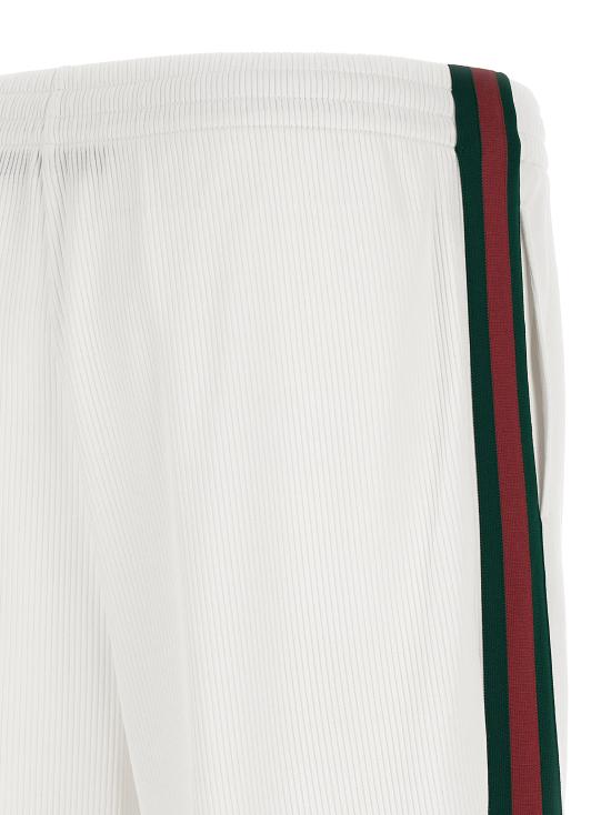 26FW 구찌 코튼 저지 레저 팬츠 875675XJHYN9000 White - GUCCI