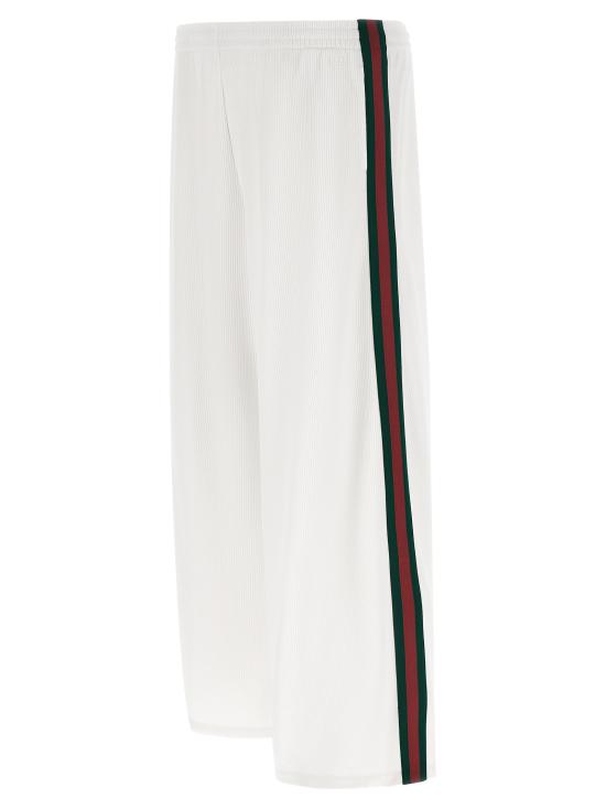 26FW 구찌 코튼 저지 레저 팬츠 875675XJHYN9000 White - GUCCI