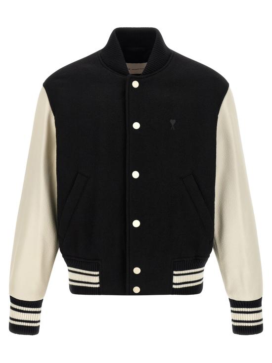 26FW 아미 봄버 자켓 HJK941WV0078001 White Black