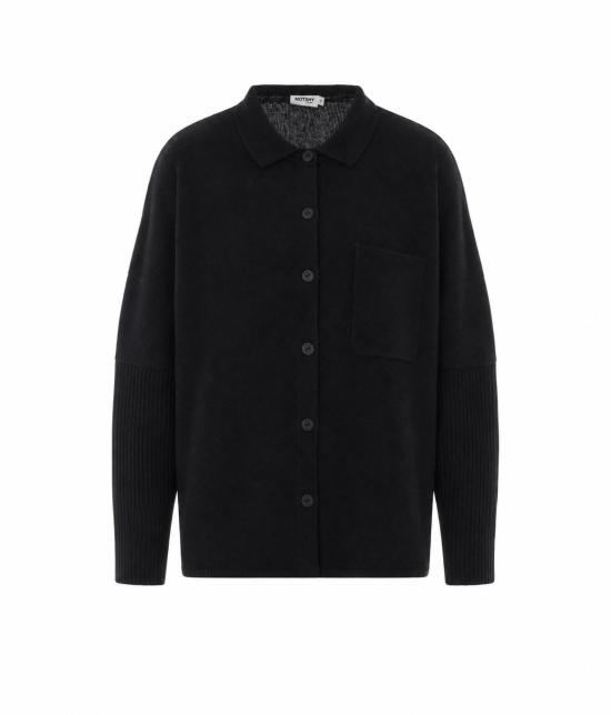 26FW 낫샤이 가디건 NF3M000WSC000A NOIR BLACK