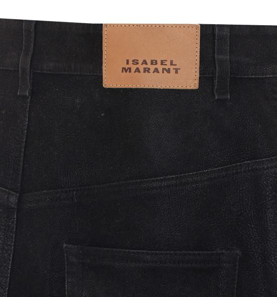 26FW 이자벨마랑에뚜왈 비잔 빈티지 페이크 스웨이드 스커트 JU0524FA D3B01E01BK BLACK - ISABEL MARANT ETOILE