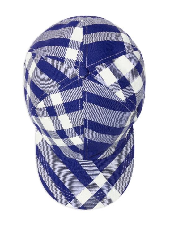  버버리 체크 볼캡 8079477B7369 BLUE - BURBERRY