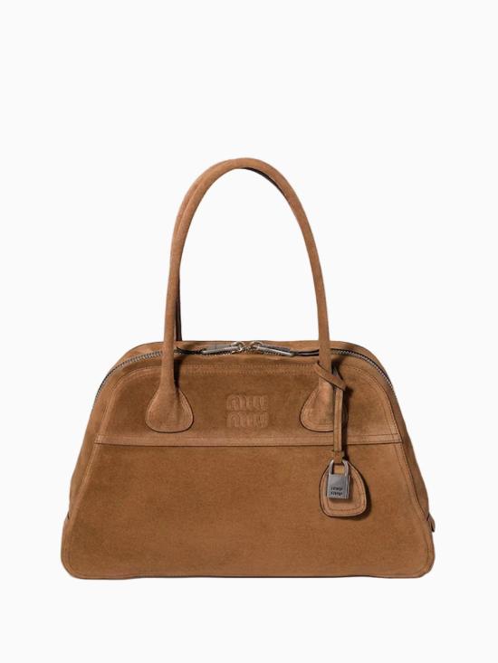 26FW 미우미우 비방 레더 백 5BB196 2CSS F0324 COCOA BROWN DOM