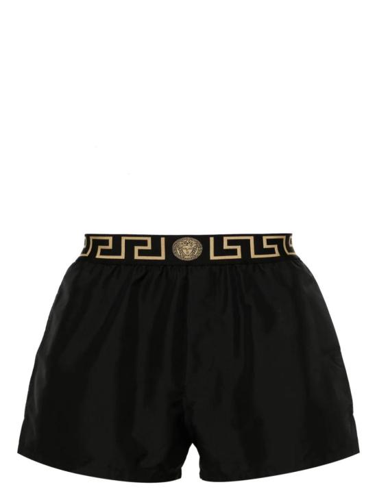 26FW 베르사체 스윔팬츠 ABU010221A11120 A80G BLACK GOLD GREEK KEY